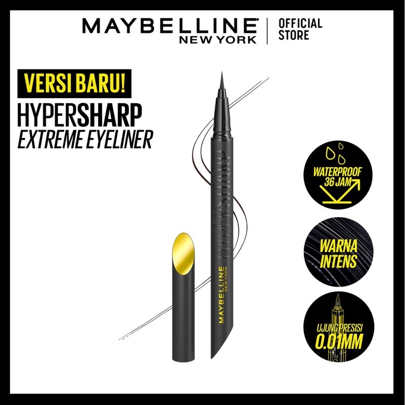 Maybelline Eyeliner Line Tattoo Hypersharp High Impact Makeup Waterproof Original COD Eye Liner Hyper Sharp