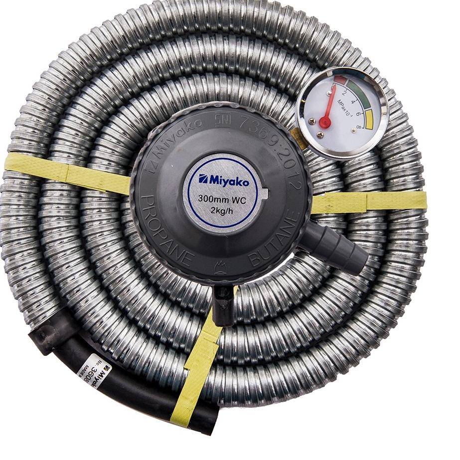 Terbaru.. Selang + Regulator Kompor MIYAKO RMS 206 M / RMS 206M / RMS206M / RMS206 M ORIGINAL