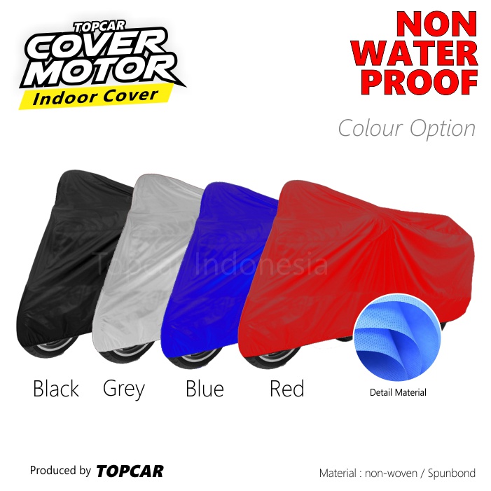 TOPCAR Cover Motor Honda Sonic 150R Sarung Pelindung Penutup Motor indoor Non Waterproof Part Honda