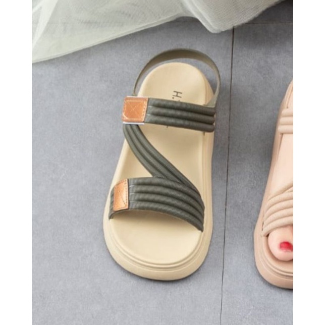 Sandal Wanita Sepatu sendal wanita viral kekinian Sandal jelly wanita Import Nyaman Sandal gunung Perempuan Trendy