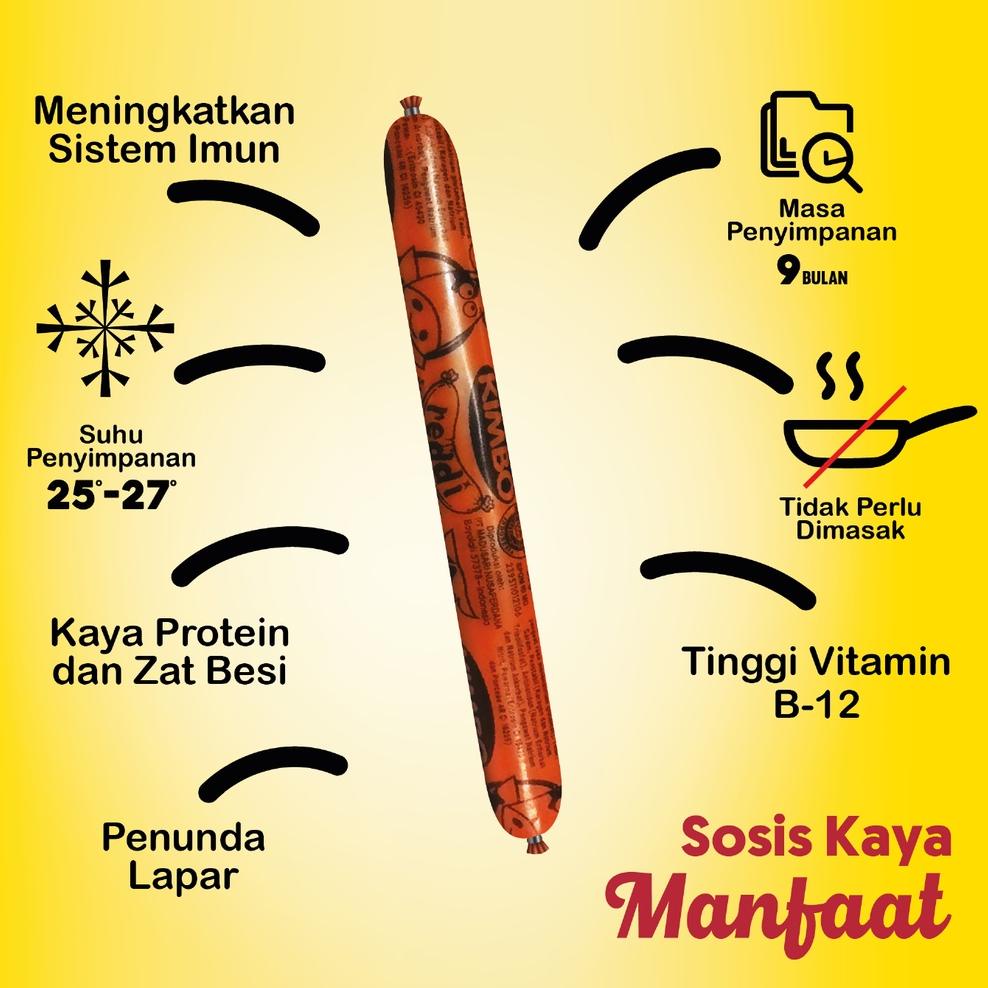 

[KODE PRODUK P0GYW7275] KIMBO Reddi Sosis Sapi Toples Triple Pack