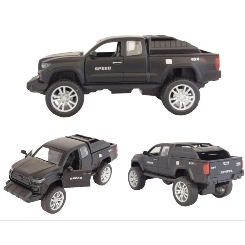 Diecast Model Mobil Hilux Pickup 4×4 Off Road Miniatur Mobil Mobilan Bak