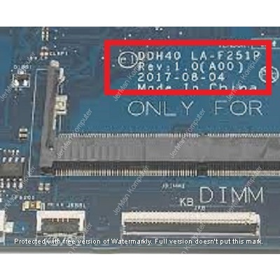 IC BIOS Dell Inspiron 14-7472 DDH40 DDH50 LA-F251P Rev 1.0