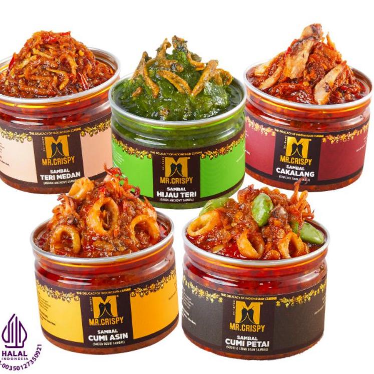 

1.1 BRANDS FESTIVAL Sambal Cumi Asin/Pete/Bajak Ebi/Teri Medan Sambel Mr.Crispy .,.,