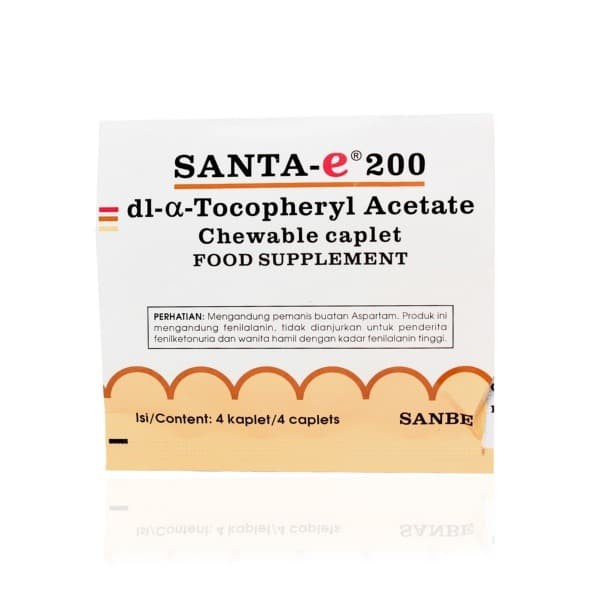 SANTA-E 200 MG STRIP @ 4's - isi 4