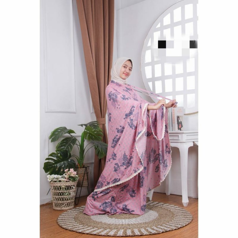 GMM | Mukena Rayon Motif Resleting