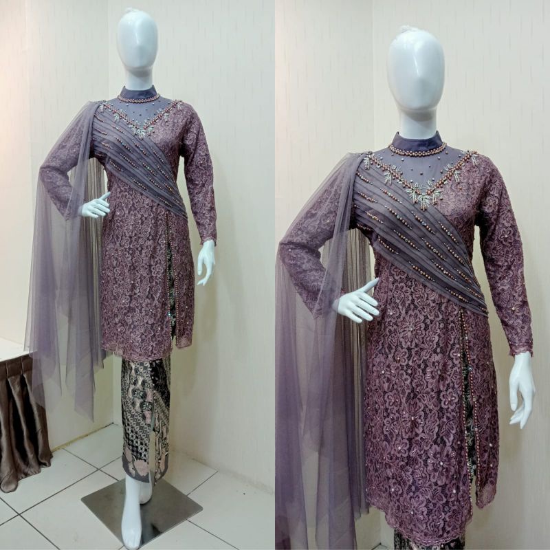 Setelan kebaya ibu besan / kebaya ibu besan payet / kebaya bresmaid