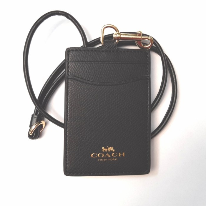 

SPECIAL Name Tag Holder Lanyard Gantungan ID Card Holder Coach Code 1669