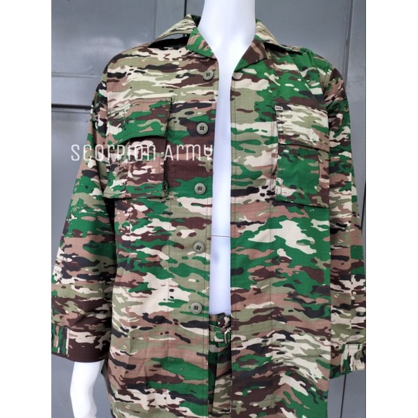 Baju PDL TNI AD Produksi Matra Darat Bahan Jatah Ori Panca Prima