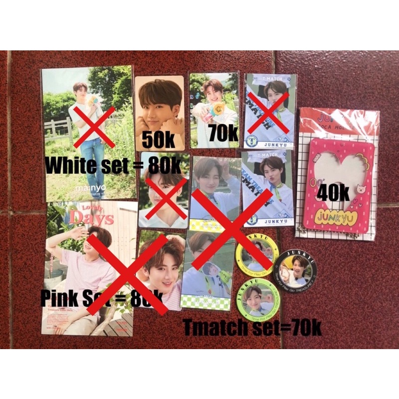 Photocard Postcard Treasure Manyo Tmatch Junkyu PC holder