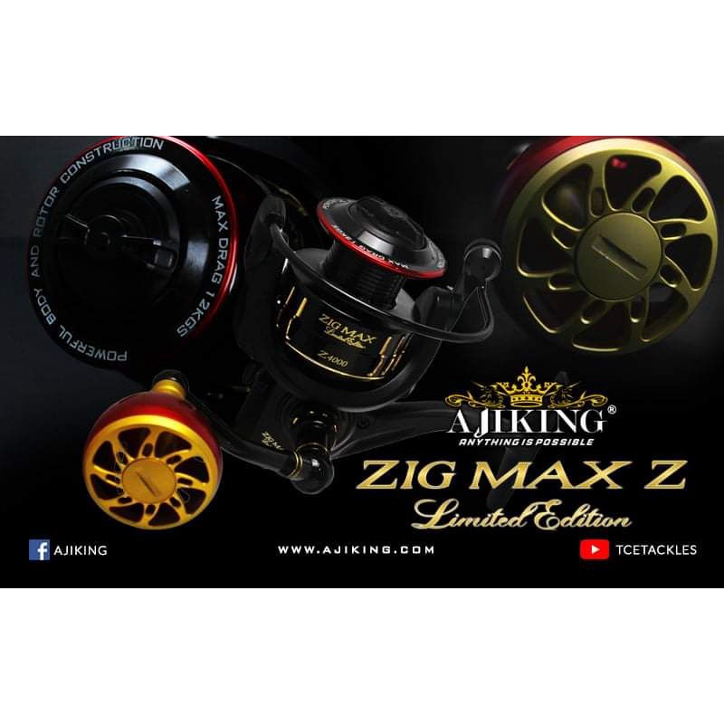REEL AJIKING ZIGMAX LIMITED EDITION 1000-5000