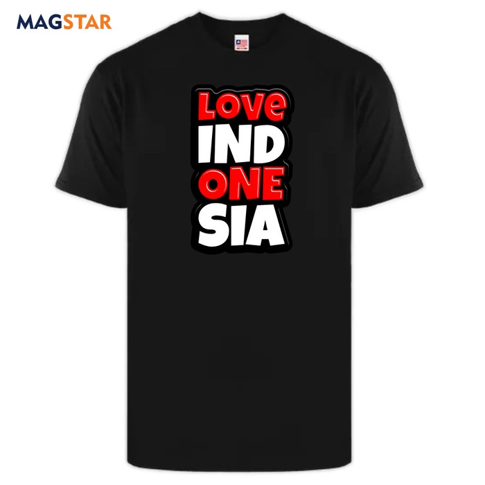 Kaos Indonesia Series - Love Indonesia - Kaos Oleh Oleh Bandung