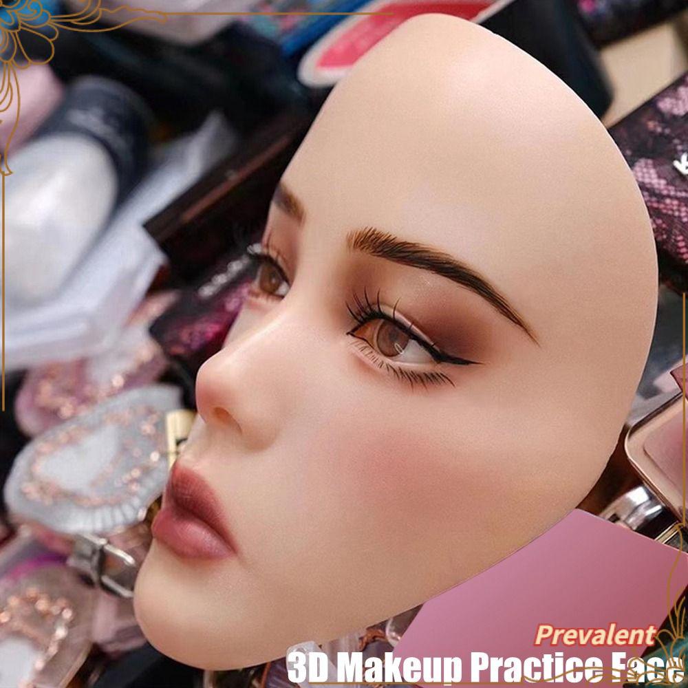 Preva The Perfect Aid Silikon Untuk Wajah Mata Melukis Latihan Makeup Latihan Kulit Papan Wajah Makeup