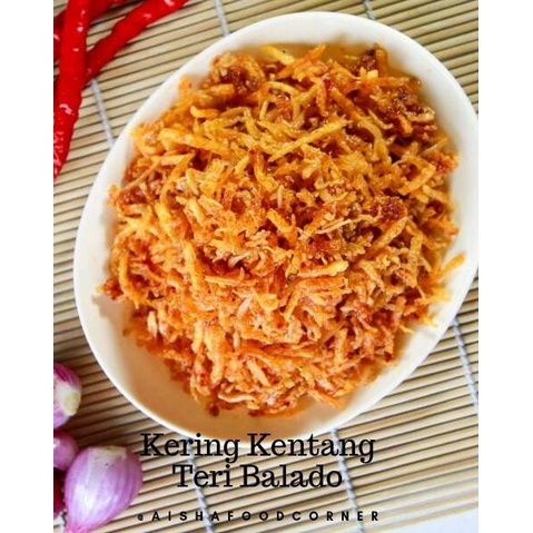 

✰Terbaru TERI KENTANG (kering kriuk teri medan) 100 - 200gr Q56 ➜