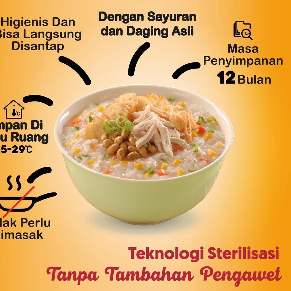 

Kimbo Kitchen Bubur Ayam Triple Pack