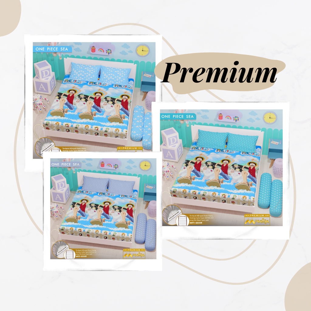 Monalisa Premium Sprei Uk 160/180 - One Piece Sea