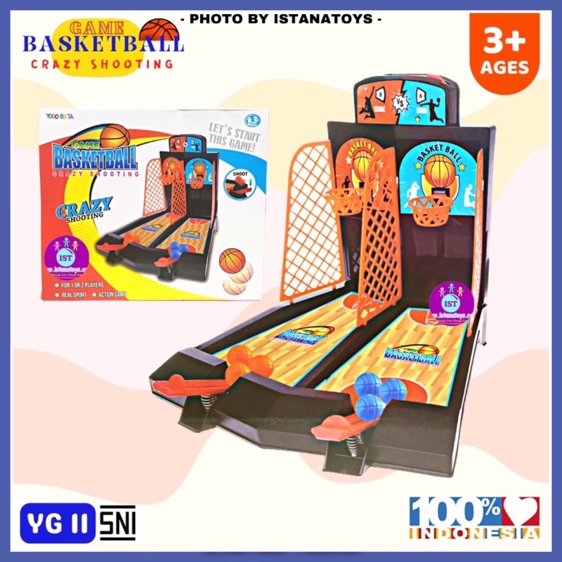 PLAYSET BASKETBALL PERMAINAN BOLA BASKET LONTAR MINI GAMES BASKET