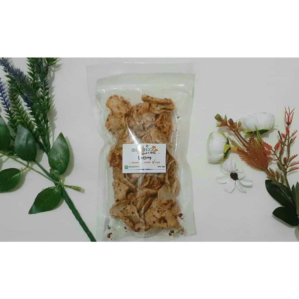 

BASRENG PEDAS, BALADO, DAN ORIGINAL DAUN JERUK ISI 70GRAM KRIUK RENYAH SAMPAI TENGGOROKAN