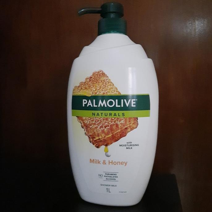 PROMO SERU [COD] Palmolive Shower Gel Milk & Honey 1 L sabun mandi cair 1 liter ORIGINAL 100%