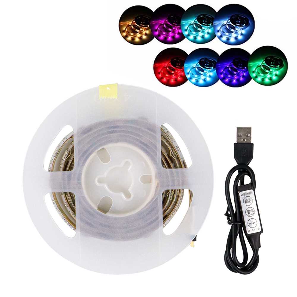 Lampu Led Strip RGB 5050 USB Dekorasi Rumah Kamar Controller Mood Light MALITAI