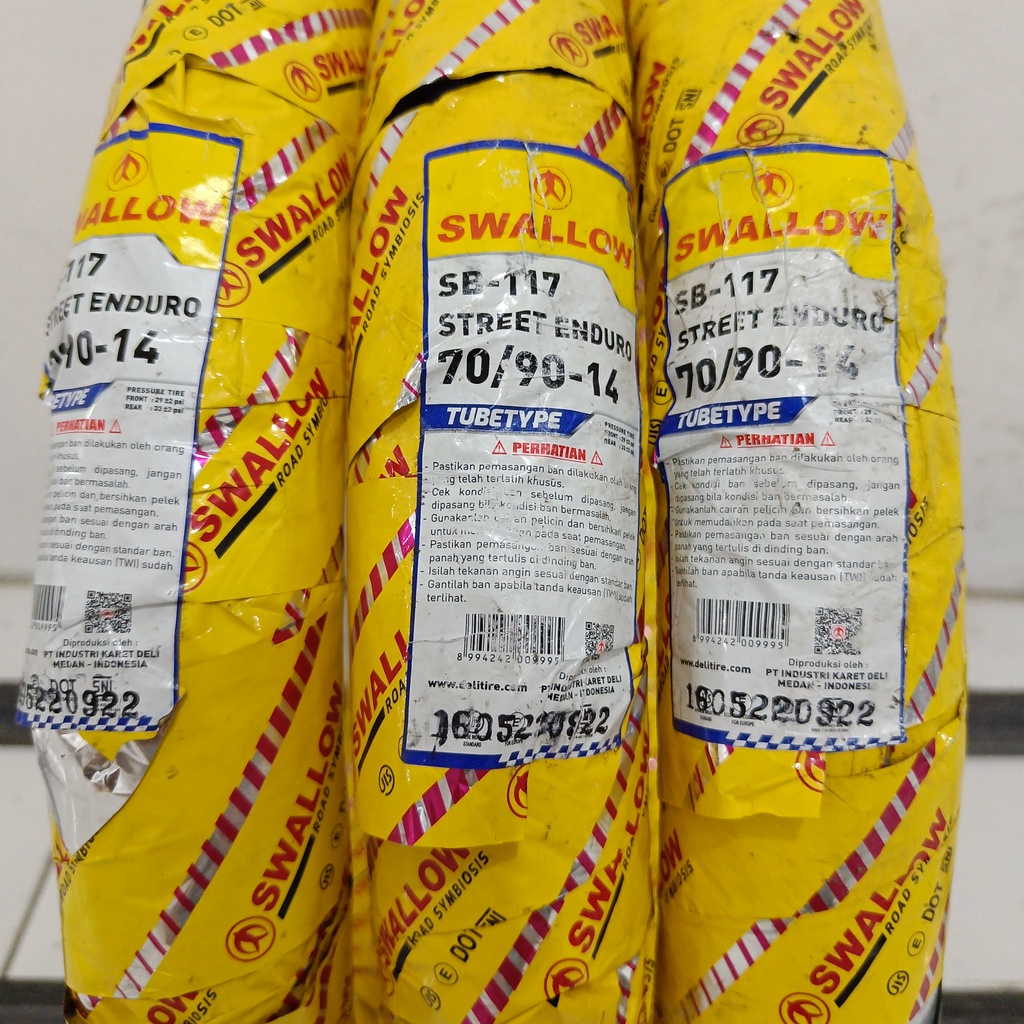 BAN LUAR DEPAN MATIC MIO 70/90-14 SWALLOW