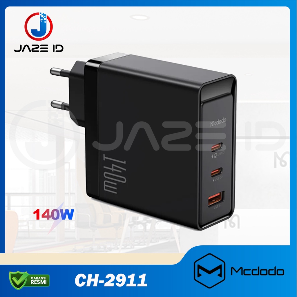 MCDODO CH2911 Charger USB PD Type C Fast Charging 140W QC 4.0 Mac