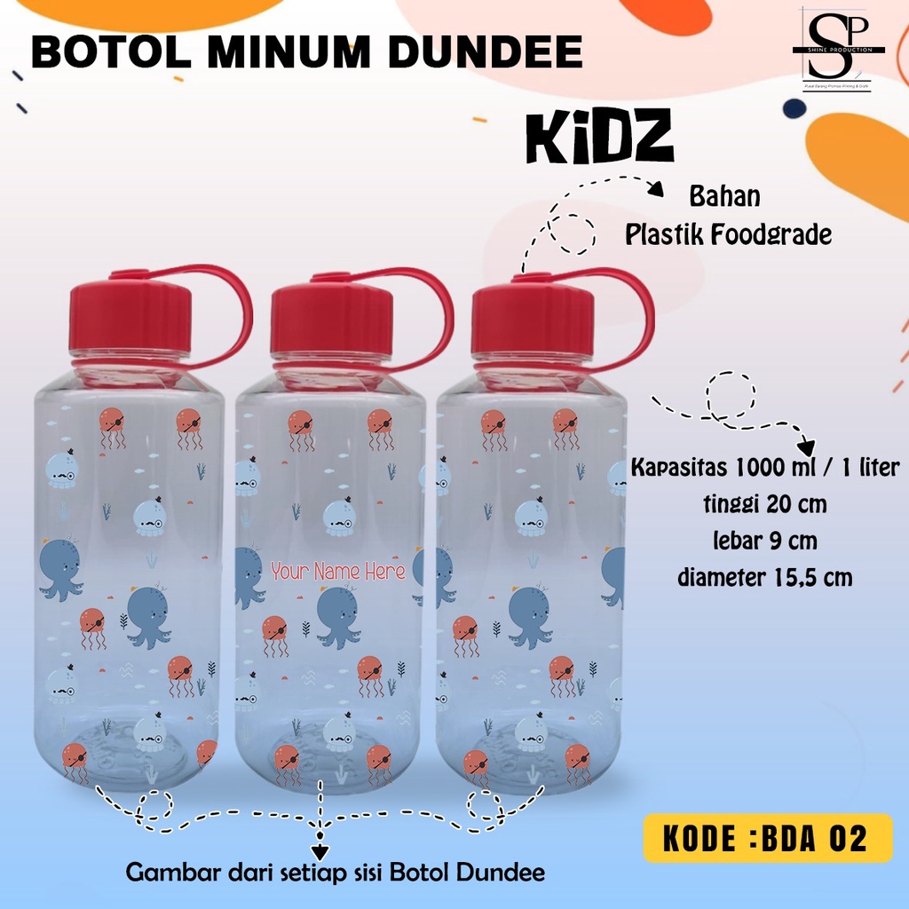 Botol Minum Anak 1 Liter Tumbler Botol Minum Anak BPA FREE