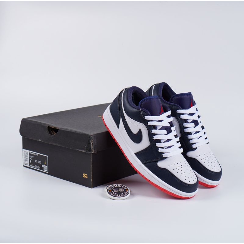 Sepatu Nike Jordan 1 Low Obsidian Ember Glow