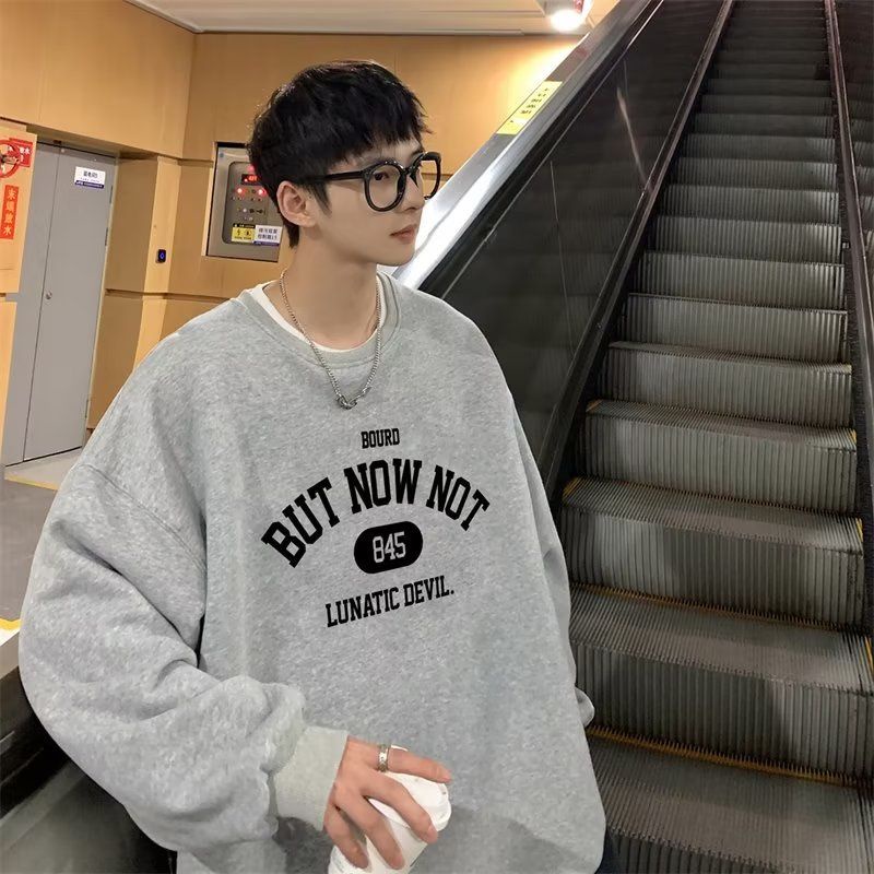 Sweater Oversize (S - 6XL) Crewneck Korean Style Bigsize BUT NOT NOW Jaket Jumbo Pria Wanita Fleece Premium XXXXL 4XL 3L XXL Mocca Benhur khakhi Grey Coksu Brown JaKetin Aja Sweater Caramel BIG SIZE biru electrik