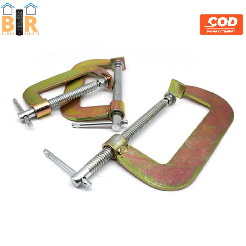 C/G Clamp Klem Catok Jepit Meja Heavy Duty 2 - 12 Inch Clam Press Kayu