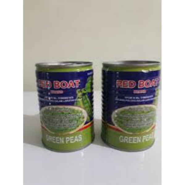 

KACANG POLONG KALENG GREEN PEAS READ BOAT