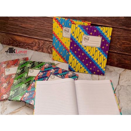 

Buku Catatan Hardcover Kwarto / Notebook Bergaris (21x16cm)