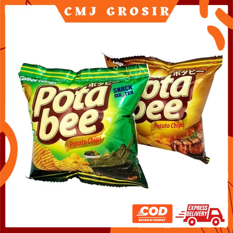 

GROSIR POTABEE KENTANG BBQ BEEF | SEAWEED 1 PCS 15 GR