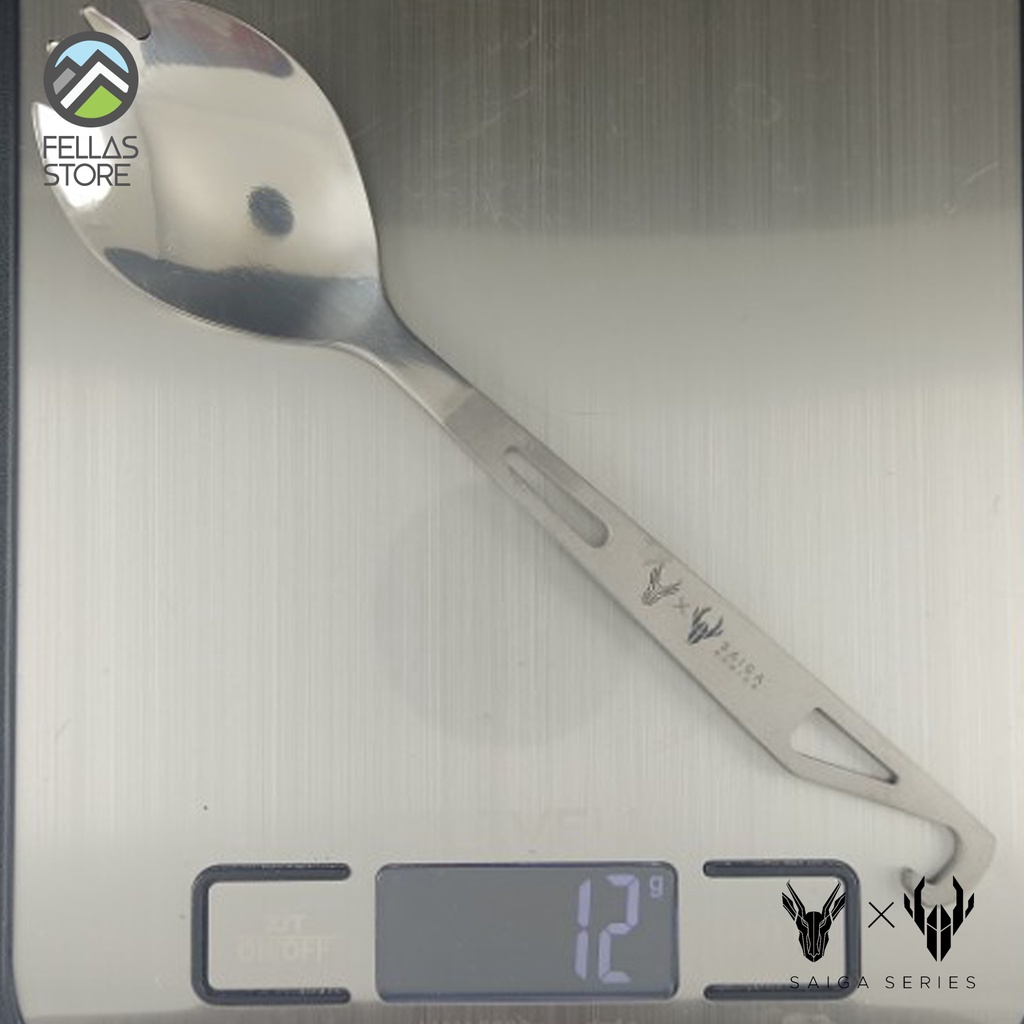 Saiga - Titanium Spork w/ Bottle Opener