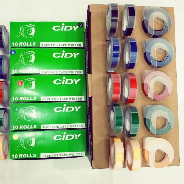 

<R-8.9㊚> Pita mesin Dymo merk CIDY terviral