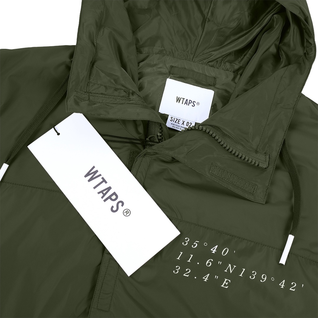 WTAPS Pillar Hooded Jacket Olive Drab
