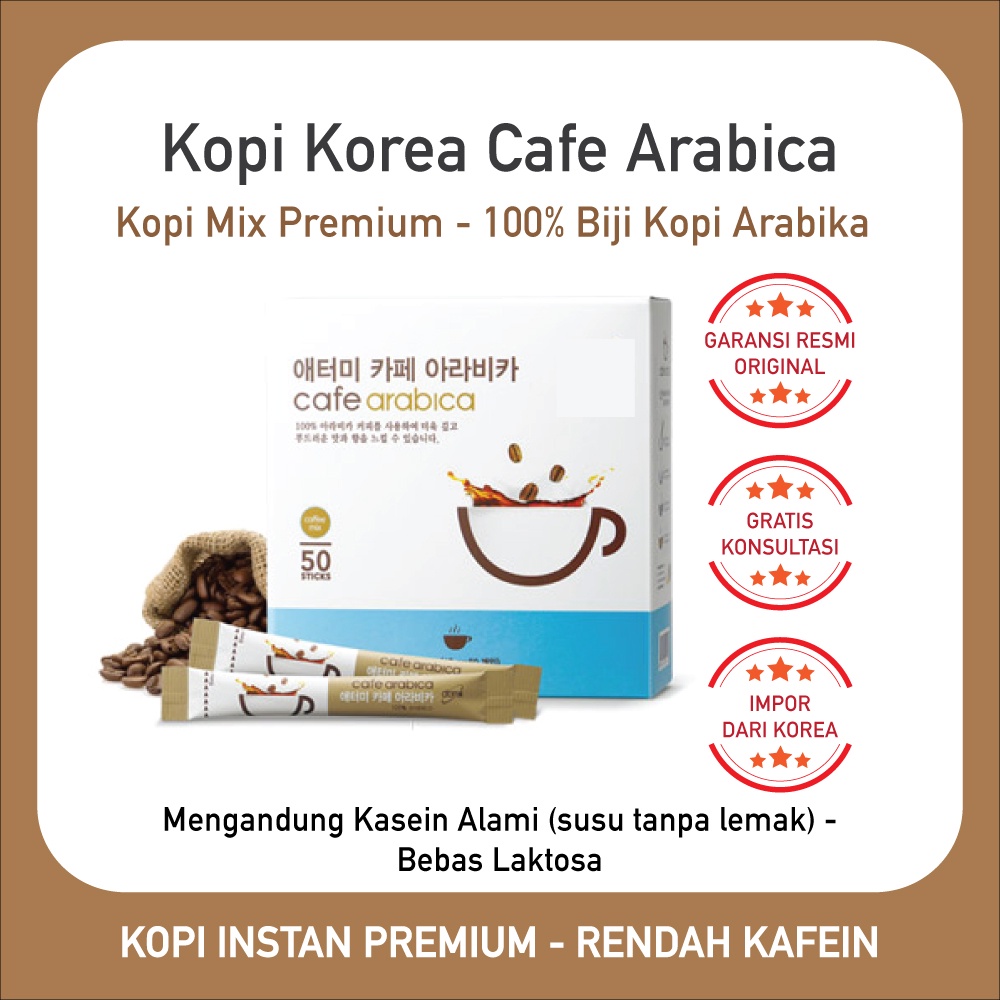 Kopi Korea Cafe Arabica - jual eceran sachet
