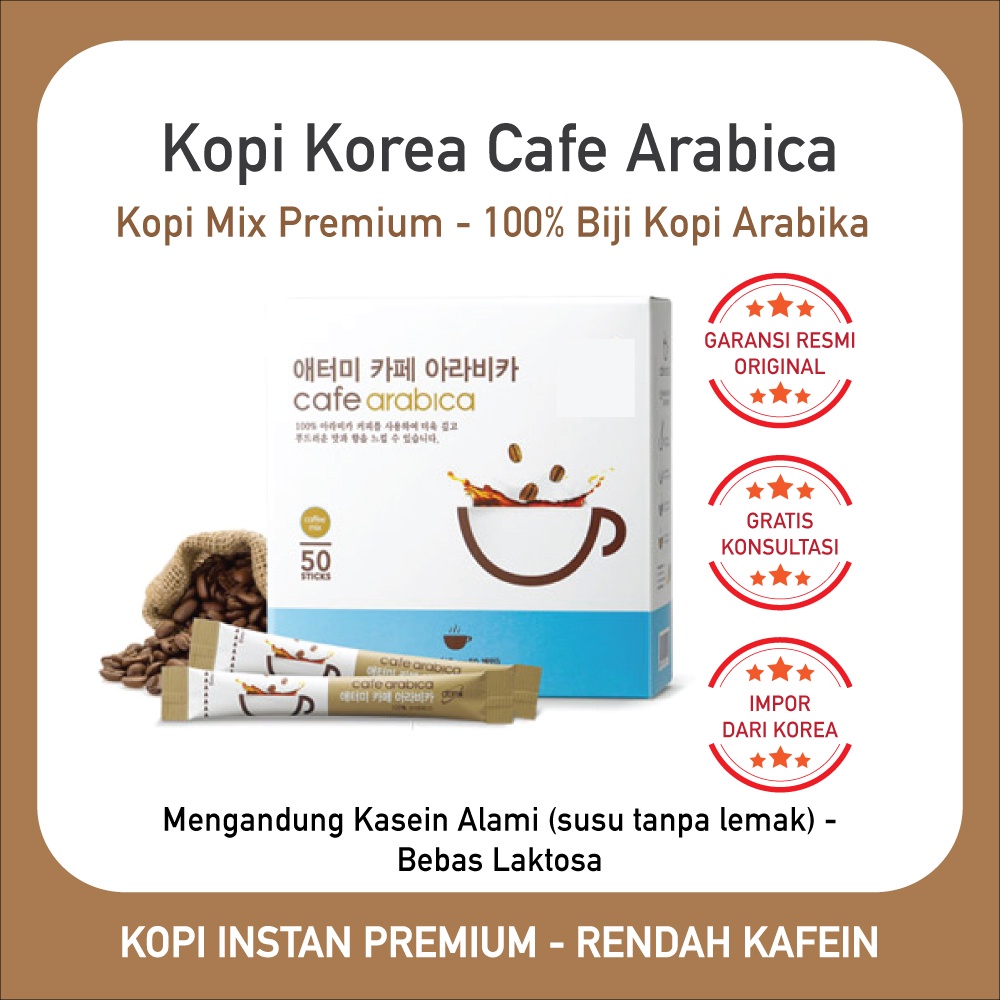

Kopi Korea Cafe Arabica - jual eceran sachet