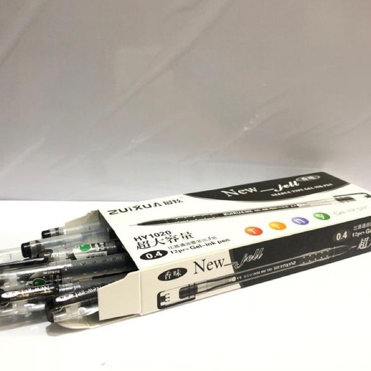 

[T-61 ✓] (1PACK) PROMO PULPEN GEL ZUIXUA NEW JELL ISI 12pcs - PEN GEL NEW JELL 0.4mm-paling laris