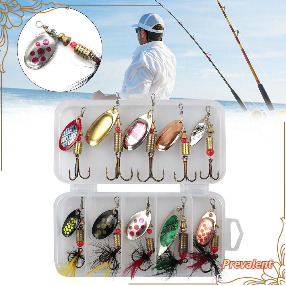 Preva 10pcs/set Umpan Pancing Payet Portabel Umpan Engkol Logam
