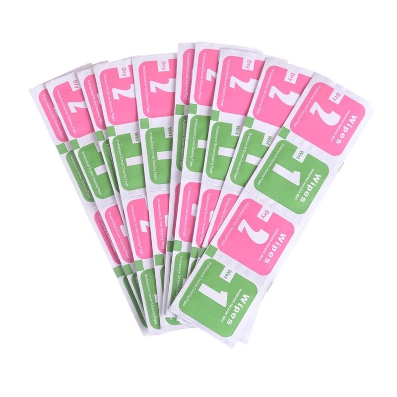 TISU TEMPERED GLASS BASAH DAN KERING PEMBERSIH LAYAR HP DAN KAMERA HP