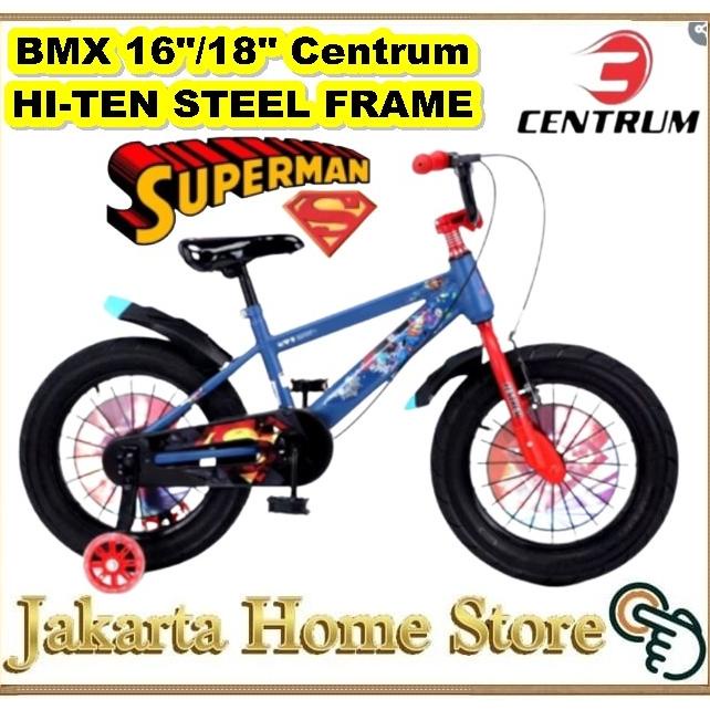 Sepeda Anak Bmx 18 Inch Centrum Special Superman #Original