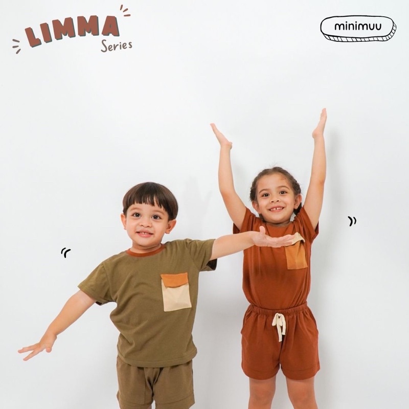 Minimuu LIMMA Series Kaos Celana Pendek Anak 0-7thn