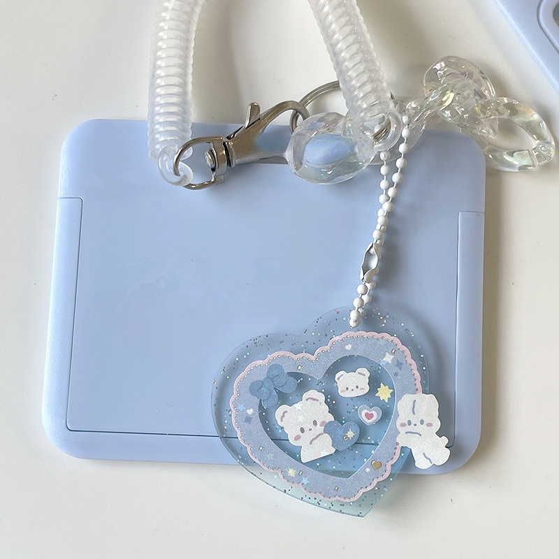 Holder Pelindung Kartu Kredit / ID / Foto Bahan MINKYS Warna Biru / Pink