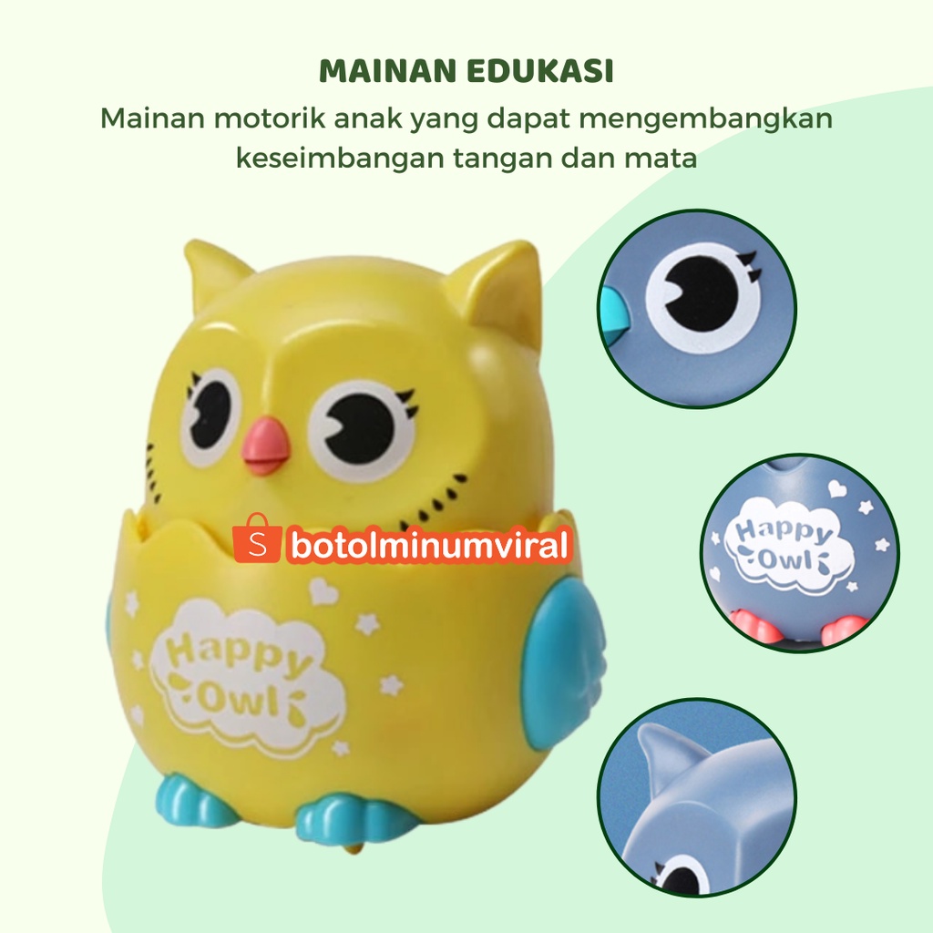 Happy Owl Toys Mainan Anak OwlMainan Edukasi Anak Mainan Burung Hantu