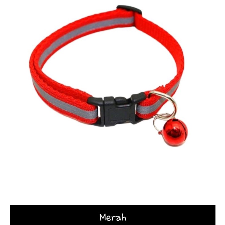 Kalung Kucing Refleksi Spotlite Glow In The Dark Menyala Dalam Gelap Baju Asesoris Kucing Shaestore15