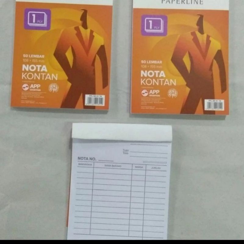 Jual Buku Nota Kontan Kecil 1 Ply 2 Ply 3 Ply Shopee Indonesia 8602