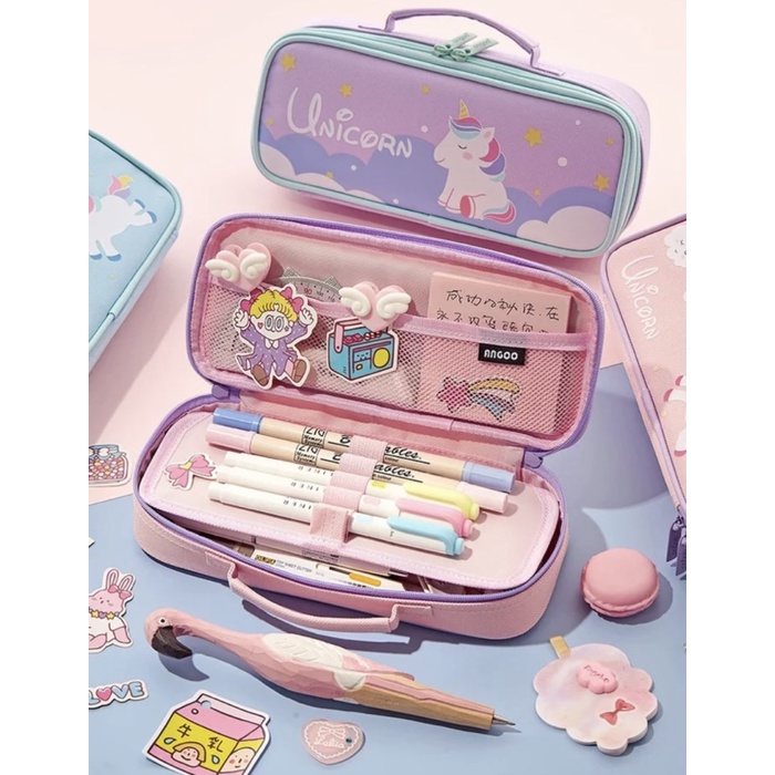 

Tempat Pensil Panache Premium Large Capacity Pencil Bag Pencil Case Tempat Pensil