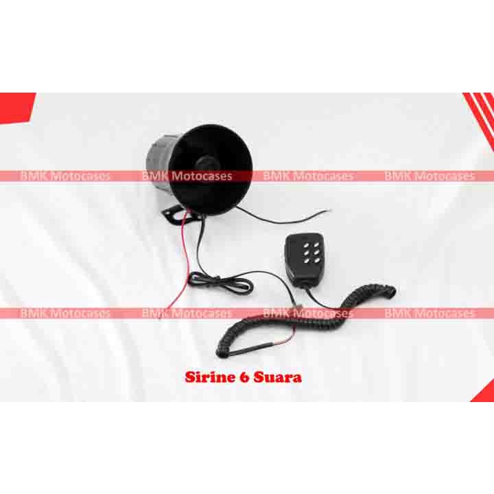 Klakson Toa 6 Suara Mic Sirine Klakson Toa
