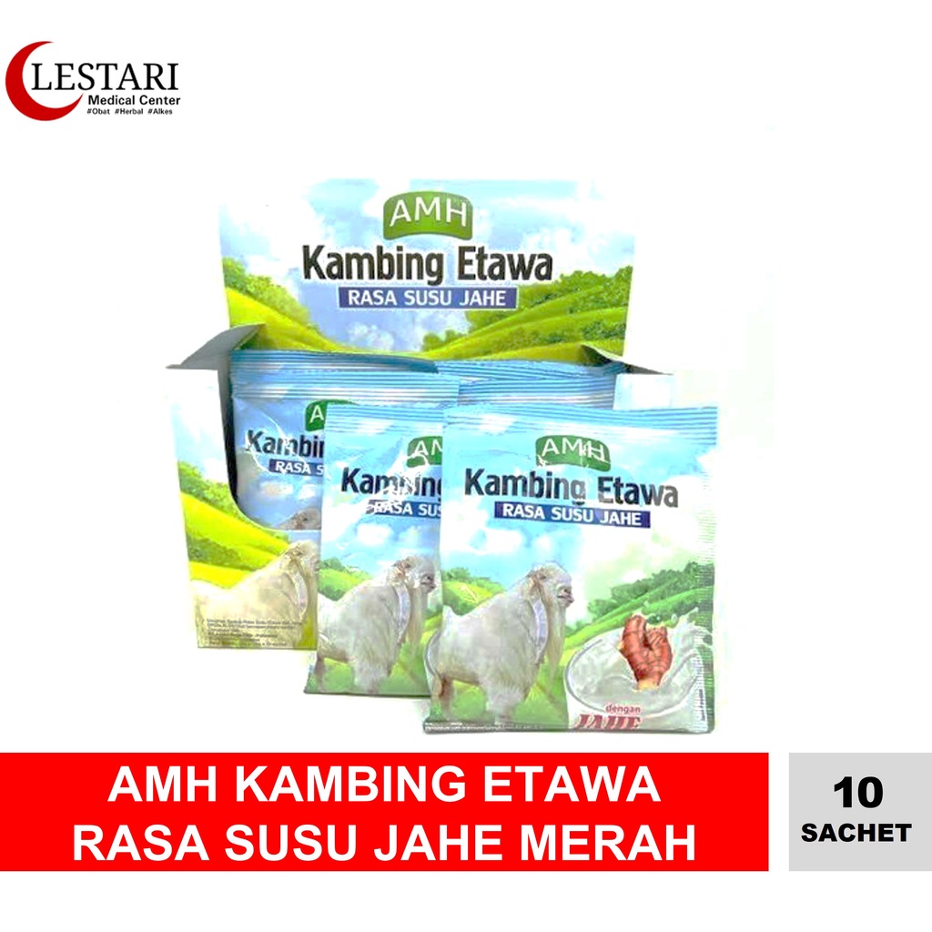 

Amh Kambing Etawa Rasa Susu Jahe Merah 10gr x 10 sachet [ BOX]